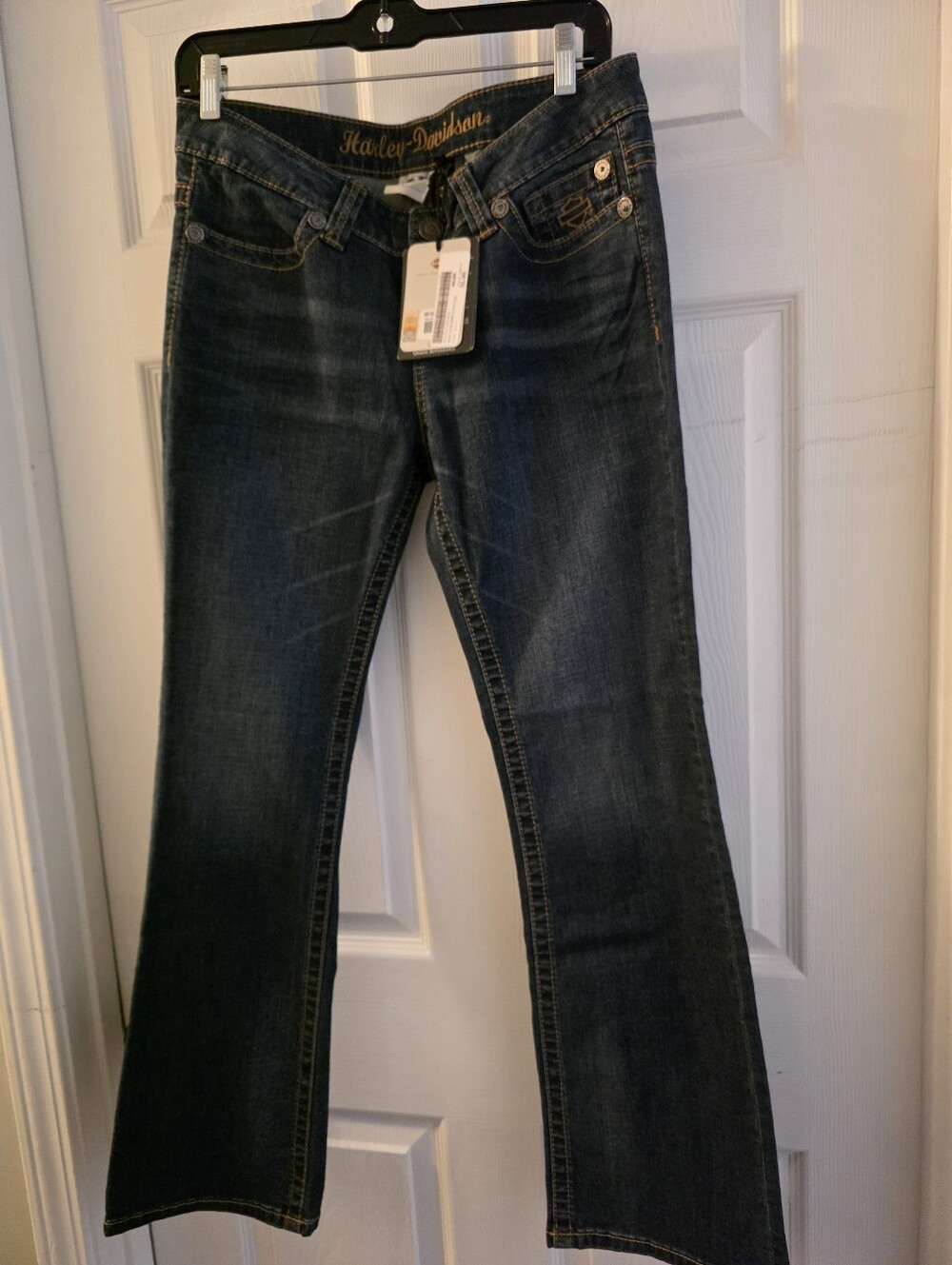 Harley Davidson Medium Wash Mid Rise Demin Jeans